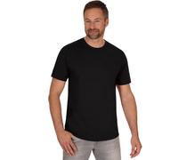 T-Shirt TRIGEMA "TRIGEMA T-Shirt aus 100% Biobaumwolle", Herren, Gr. XXL, schwarz (schwarz, c2c), 100% Baumwolle (Bio-Baumwolle kbA), Basic, Shirts T-Shirt (62916759-XXL) schwarz, c2c