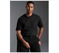 T-Shirt TRIGEMA "TRIGEMA T Shirt aus Biobaumwolle mit Brusttasche", Herren, Gr. L, schwarz, Single Jersey, 100% Baumwolle (Bio-Baumwolle kbA), Basic, Rundhals, Shirts T-Shirt (97011835-L) schwarz
