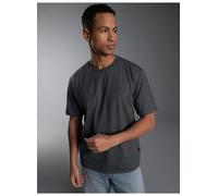 Trigema Herren T-Shirt aus Baumwolle 637202, Grau-melange, S