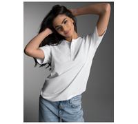 TRIGEMA T-Shirt mit Knopfleiste Deluxe Baumwolle