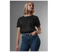 TRIGEMA T-Shirt mit Knopfleiste Deluxe Baumwolle