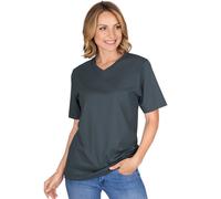 Trigema Damen V-Shirt Deluxe Baumwolle
