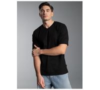 Trigema Herren T-Shirt 637203, Gr. XXXXX-Large, Schwarz (schwarz 008)