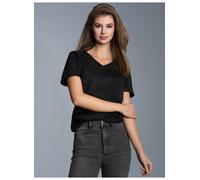 Trigema Damen V-Shirt Slim Fit