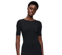 T-Shirt TRIUMPH "Beauty Layers SSL Top Wool", Damen, Gr. XL, schwarz, Single Jersey, Obermaterial: 100% Wolle, hüftlang, Rundhals, Shirts T-Shirt, weiche Wolle (57570501-XL) schwarz