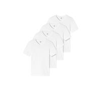 T-Shirt UNCOVER BY SCHIESSER "T-Shirt 4er Pack", Herren, Gr. XXL, weiß, Obermaterial: 95% Baumwolle CO. 5% Elasthan EL., Shirts T-Shirt (71976735-XXL) weiß