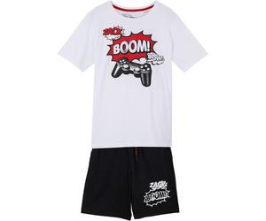 T-Shirt und Jersey-Bermuda (2-tlg. Set) aus reiner Bio Baumwolle 152/158
