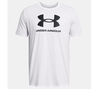 T-Shirt UNDER ARMOUR "UA SPORTSTYLE LOGO UPDATE SS", Herren, Gr. XL, weiß, Obermaterial: 60% Baumwolle, 40% Polyester, Shirts T-Shirt, sportlicher Stil, für Sportmode und aktive Freizeit (66857838-XL)
