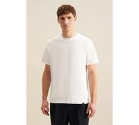 T-Shirt SEIDENSTICKER "Regular" Gr. L, weiß Herren Shirts (97716348-L) weiß