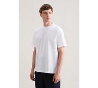 T-Shirt Uni Weiß M (01.849665-0001-M)
