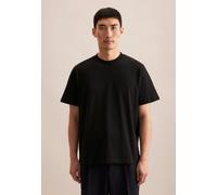 T-Shirt SEIDENSTICKER, Herren, Gr. XL, schwarz, 100% Baumwolle, unifarben, regular fit, Rundhals, Shirts, 1/2 Rundhals (83206411-XL) schwarz