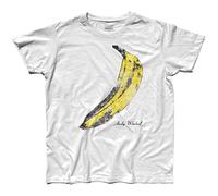 T Shirt Uomo Andy Warhol Banana The Velvet Under Ground & Nico Rock E Pop Art White 3XL