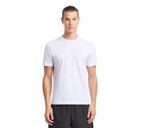 EA7 Emporio Armani Herren T-Shirt Core Identity aus Baumwolljersey weiß, Weiß/Silber, Small