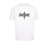 T-Shirt "Upscale by Mister Tee Antidote Heavy Oversize Tee", Damen, Gr. XS, weiß, 100% Baumwolle, UPSCALE BY MISTER TEE, bedruckt, oversize, Rundhals, Shirts T-Shirt (79238602-XS) weiß