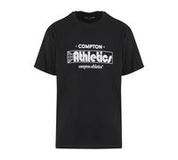 T-Shirt "Upscale by Mister Tee Compton Athletic Club Oversize Tee", Herren, Gr. L, schwarz, 100% Baumwolle, UPSCALE BY MISTER TEE, bedruckt, oversize, Rundhals, Shirts T-Shirt (15389305-L) schwarz