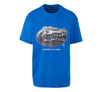 T-Shirt "Upscale by Mister Tee Florida Gators Chrome Logo Oversize Tee", Damen, Gr. L, cobaltblau, 100% Baumwolle, UPSCALE BY MISTER TEE, bedruckt, oversize, Rundhals, Shirts T-Shirt (13986939-L) coba