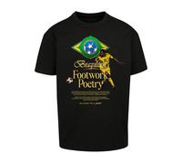 T-Shirt "Upscale by Mister Tee Footwork Poetry Oversize Tee", Jungen, Gr. XL, schwarz, 100% Baumwolle, UPSCALE BY MISTER TEE, bedruckt, oversize, Rundhals, Shirts T-Shirt (27753208-XL) schwarz
