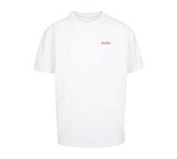 T-Shirt "Upscale by Mister Tee Herren Ball Hard Heavy Oversize Tee", Herren, Gr. XL, weiß, 100% Baumwolle, UPSCALE BY MISTER TEE, bedruckt, oversize, Rundhals, Shirts T-Shirt (96379069-XL) weiß