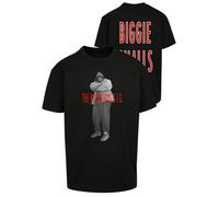 T-Shirt "Upscale by Mister Tee Herren Biggie Smalls Concrete Oversize Tee", Damen, Gr. S, schwarz, 100% Baumwolle, UPSCALE BY MISTER TEE, unifarben, oversize, Rundhals, Shirts T-Shirt (67432967-S) sch