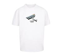 T-Shirt "Upscale by Mister Tee Herren CCTV Oversize Tee", Damen, Gr. XL, weiß, 100% Baumwolle, UPSCALE BY MISTER TEE, unifarben, oversize, Rundhals, Shirts T-Shirt (74587352-XL)