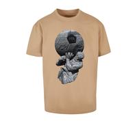 T-Shirt "Upscale by Mister Tee Herren", Damen, Gr. L, unionbeige, 100% Baumwolle, UPSCALE BY MISTER TEE, bedruckt, oversize, Rundhals, Shirts T-Shirt (95985715-L) unionbeige
