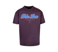 T-Shirt "Upscale by Mister Tee Herren F*ke L*ve Heavy Oversize Tee", Jungen, Gr. L, lilanight, 100% Baumwolle, UPSCALE BY MISTER TEE, bedruckt, oversize, Rundhals, Shirts T-Shirt (61590301-L) lilanigh