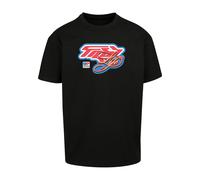 T-Shirt "Upscale by Mister Tee Herren Fast Life Heavy Oversize Tee", Jungen, Gr. M, schwarz, 100% Baumwolle, UPSCALE BY MISTER TEE, bedruckt, oversize, Rundhals, Shirts T-Shirt (30525055-M) schwarz
