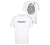 MT Upscale T-Shirt Fingerprint Oversize Tee White-2XL