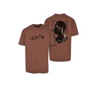 T-Shirt "Upscale by Mister Tee Herren Giza Oversize Tee", Jungen, Gr. XS, bark, 100% Baumwolle, UPSCALE BY MISTER TEE, unifarben, oversize, Rundhals, Shirts T-Shirt (85238961-XS) bark