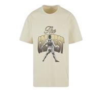 T-Shirt "Upscale by Mister Tee Herren Greatest Heavy Oversize Tee", Herren, Gr. L, sand, 100% Baumwolle, UPSCALE BY MISTER TEE, bedruckt, oversize, Rundhals, Shirts T-Shirt (38942268-L)