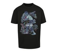 T-Shirt "Upscale by Mister Tee Herren Home Run Oversize Tee", Herren, Gr. L, schwarz, 100% Baumwolle, UPSCALE BY MISTER TEE, unifarben, oversize, Rundhals, Shirts T-Shirt (38512166-L) schwarz