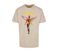 T-Shirt "Upscale by Mister Tee Herren In Utero Oversize Tee", Damen, Gr. L, wet sand, 100% Baumwolle, UPSCALE BY MISTER TEE, unifarben, oversize, Rundhals, Shirts T-Shirt (10285802-L) wet sand