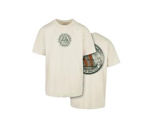 T-Shirt "Upscale by Mister Tee Herren New Order Oversize Tee", Herren, Gr. XXL, beige (sand), 100% Baumwolle, UPSCALE BY MISTER TEE, bedruckt, oversize, Rundhals, Shirts T-Shirt (65584413-XXL) sand