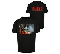 T-Shirt "Upscale by Mister Tee Herren Scarface Little Friend Oversize Tee", Damen, Gr. 4XL, schwarz, 100% Baumwolle, UPSCALE BY MISTER TEE, bedruckt, oversize, Rundhals, Shirts T-Shirt (59200160-4XL)