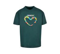 T-Shirt "Upscale by Mister Tee Herren Sweet Treats Heavy Oversize Tee", Damen, Gr. 3XL, bottlegrün, 100% Baumwolle, UPSCALE BY MISTER TEE, bedruckt, oversize, Rundhals, Shirts T-Shirt (73336356-XXXL) 