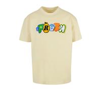 T-Shirt "Upscale by Mister Tee Herren Vitamin UPSC Heavy Oversize Tee", Herren, Gr. M, softgelb, 100% Baumwolle, UPSCALE BY MISTER TEE, bedruckt, oversize, Rundhals, Shirts T-Shirt (96205749-M) softge