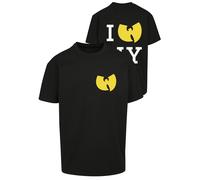 T-Shirt "Upscale by Mister Tee Herren WU Tang Loves NY Oversize Tee", Herren, Gr. XS, schwarz, 100% Baumwolle, UPSCALE BY MISTER TEE, unifarben, oversize, Rundhals, Shirts T-Shirt (63659911-XS) schwar