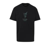 T-Shirt "Upscale by Mister Tee Lucid Lights Heavy Oversize Tee", Herren, Gr. L, schwarz, 100% Baumwolle, UPSCALE BY MISTER TEE, bedruckt, oversize, Rundhals, Shirts T-Shirt (34311832-L) schwarz