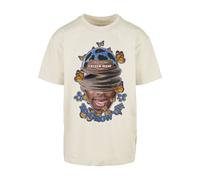 T-Shirt "Upscale by Mister Tee Männer Grow Up Oversize Tee", Damen, Gr. XL, sand, 100% Baumwolle, UPSCALE BY MISTER TEE, unifarben, oversize, Rundhals, Shirts T-Shirt (18679923-XL) sand