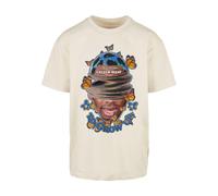 T-Shirt "Upscale by Mister Tee Männer Grow Up Oversize Tee", Damen, Gr. XS, sand, 100% Baumwolle, UPSCALE BY MISTER TEE, unifarben, oversize, Rundhals, Shirts T-Shirt (18679923-XS) sand