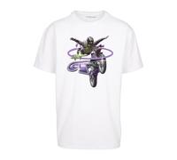 T-Shirt "Upscale by Mister Tee Moto GT Oversize Tee", Herren, Gr. S, weiß, 100% Baumwolle, UPSCALE BY MISTER TEE, bedruckt, oversize, Rundhals, Shirts T-Shirt (53981036-S) weiß