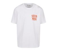 T-Shirt "Upscale by Mister Tee Psycho Font Oversize Tee", Jungen, Gr. L, weiß, 100% Baumwolle, UPSCALE BY MISTER TEE, bedruckt, oversize, Rundhals, Shirts T-Shirt (22761433-L) weiß