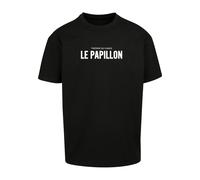T-Shirt "Upscale by Mister Tee Therorie Du Chaos Oversize Tee", Herren, Gr. XL, schwarz, 100% Baumwolle, UPSCALE BY MISTER TEE, bedruckt, oversize, Rundhals, Shirts T-Shirt (21006323-XL) schwarz