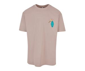T-Shirt "Upscale by Mister Tee Unisex California Motel Oversize Tee", Damen, Gr. L, beige (duskrose), 100% Baumwolle, UPSCALE BY MISTER TEE, unifarben, oversize, Rundhals, Shirts T-Shirt (79358630-L)