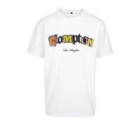 Mister Tee Upscale Compton L.A. Oversize Tee in Gr. M in Weiß