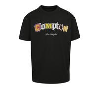T-Shirt UPSCALE BY MISTER TEE "Upscale by Mister Tee Unisex Compton L.A. Oversize Tee" Gr. M, schwarz (black) Herren Shirts (68870827-M) black