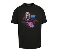 T-Shirt "Upscale by Mister Tee Unisex Hotline Oversize Tee", Damen, Gr. XXL, schwarz, 100% Baumwolle, UPSCALE BY MISTER TEE, unifarben, oversize, Rundhals, Shirts T-Shirt (92850717-XXL) schwarz