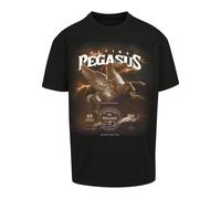 Mister Tee T-Shirt Pegasus Oversize Herren Schwarz XXL
