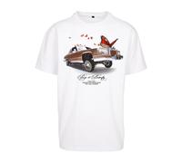T-Shirt "Upscale by Mister Tee Unisex Pimp a Butterfly Oversize Tee", Damen, Gr. M, weiß, 100% Baumwolle, UPSCALE BY MISTER TEE, unifarben, oversize, ohne Ausschnitt, Shirts T-Shirt (36933966-M) weiß