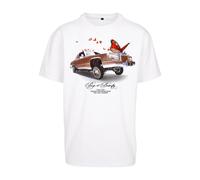 T-Shirt UPSCALE BY MISTER TEE "Upscale by Mister Tee Unisex Pimp a Butterfly Oversize Tee" Gr. XL, weiß (white) Herren Shirts Oversize (66599548-XL) white